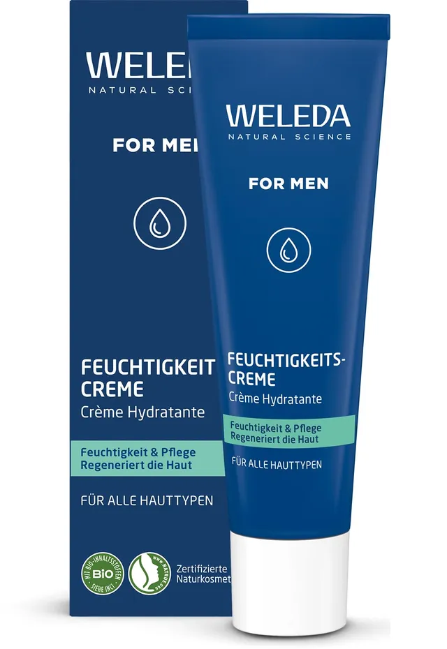weleda-bio-for-men-feuchtigkeitscreme-herren-gesichtscreme-30-ml-mit-jojoba-l-se image 1