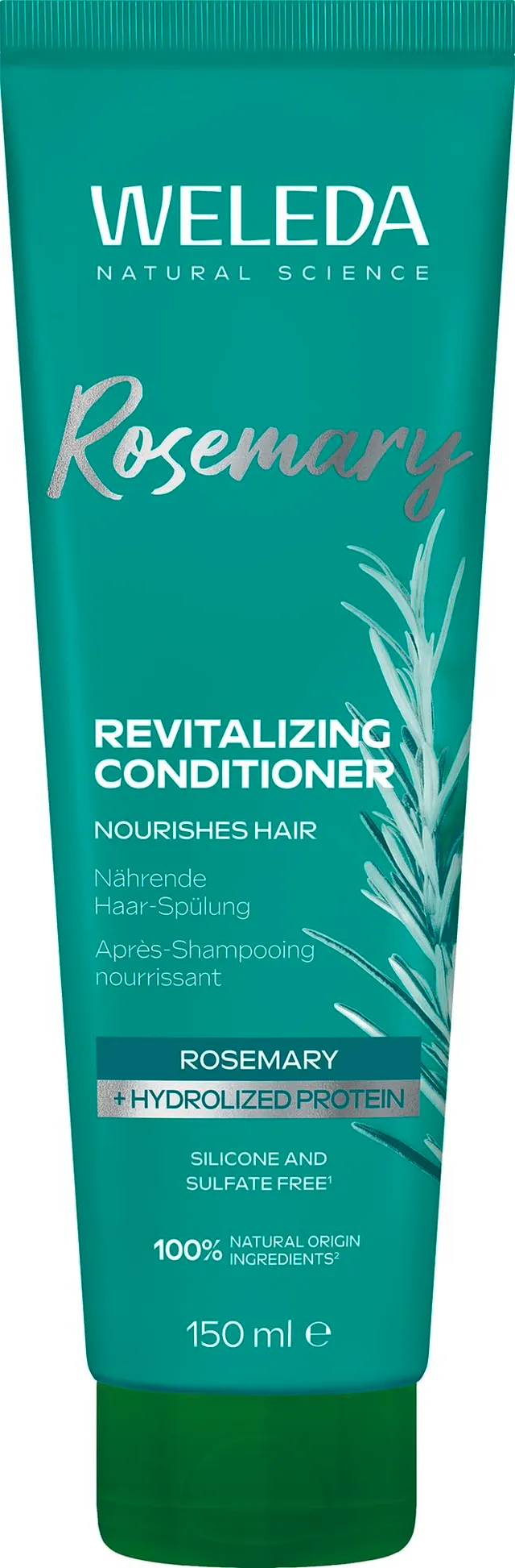 weleda-bio-rosmarin-revitalising-conditioner-150-ml-vegane-haarsp-lung-mit-jojob image 1