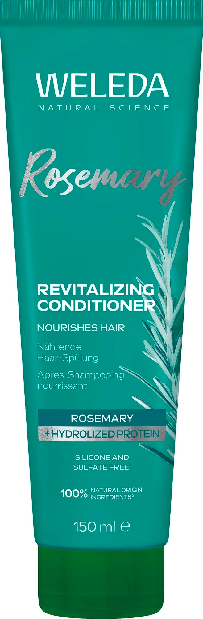 weleda-bio-rosmarin-revitalising-conditioner-150-ml-vegane-haarsp-lung-mit-jojob image 1