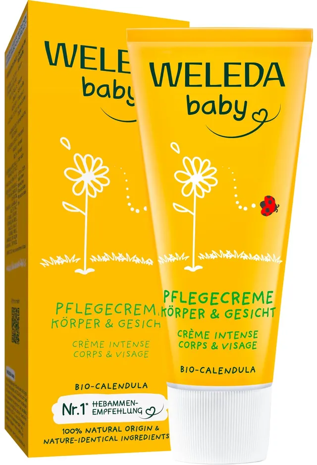 weleda-bio-baby-calendula-pflegecreme-75-ml-naturkosmetik-k-rper-gesichtcreme-mi image 1