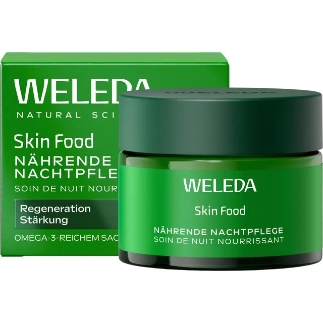 weleda-bio-skin-food-nachtpflege-regeneration-st-rkung-vegane-nachtcreme-40-ml-m image 1