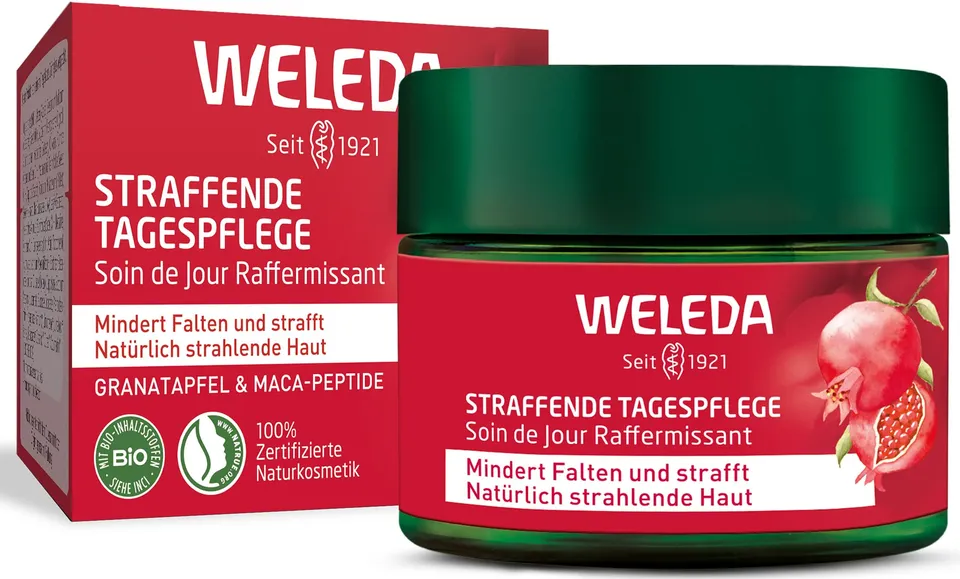 weleda-bio-straffende-tagespflege-vegane-anti-aging-gesichtscreme-40-ml-mit-gran image 1