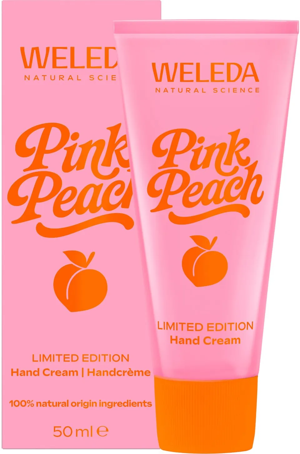 weleda-bio-pink-peach-limited-edition-handcreme-handpflege-creme-mit-bienenwachs image 1