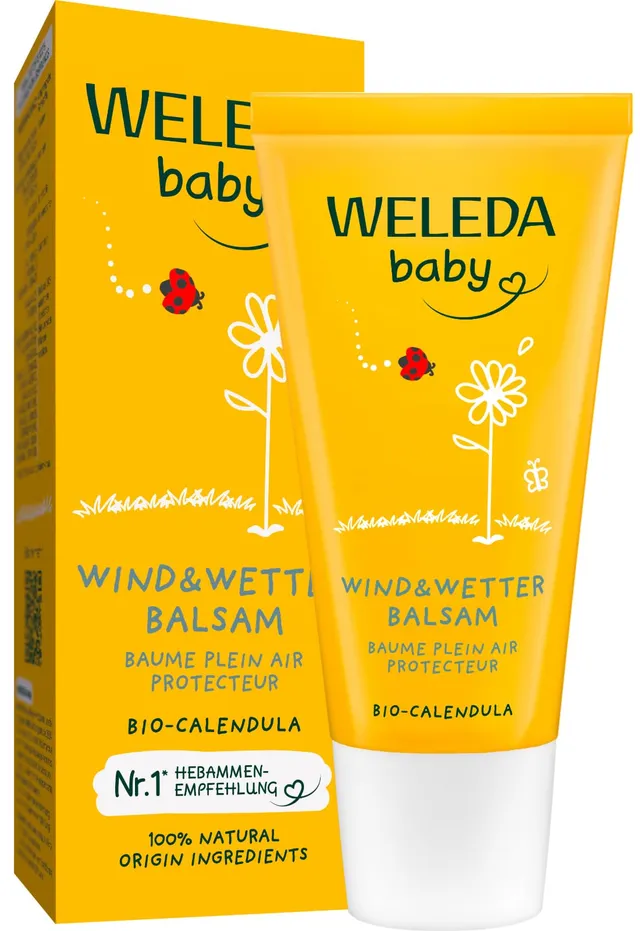 weleda-bio-baby-calendula-wind-wetter-balsam-naturkosmetik-gesichts-handcreme-mi image 1