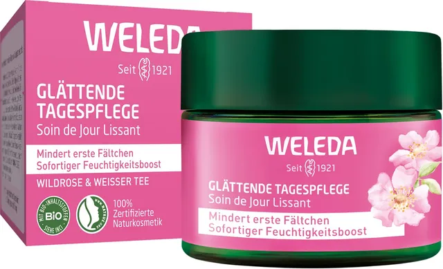 weleda-bio-gl-ttende-tagespflege-wildrose-wei-er-tee-40-ml-vegane-naturkosmetik- image 1