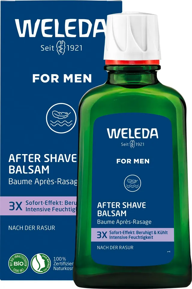 weleda-for-men-after-shave-balsam-erfrischendes-naturkosmetik-aftershave-pflege- image 1