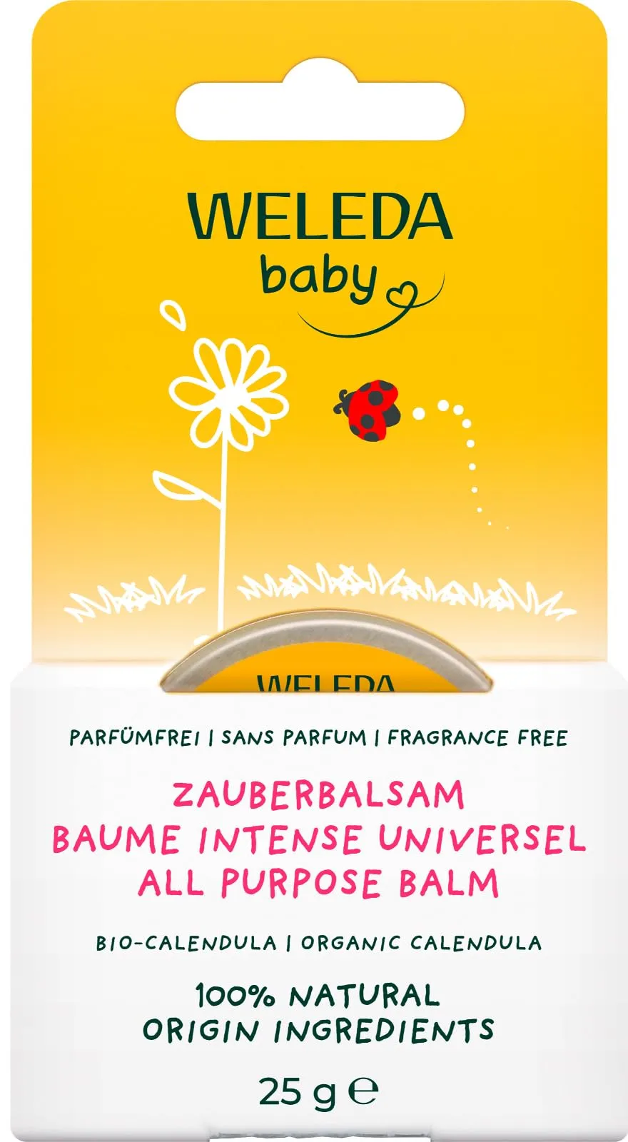 weleda-bio-baby-calendula-zauberbalsam-25g-wasserfreier-allzweckbalsam-f-r-gesic image 1
