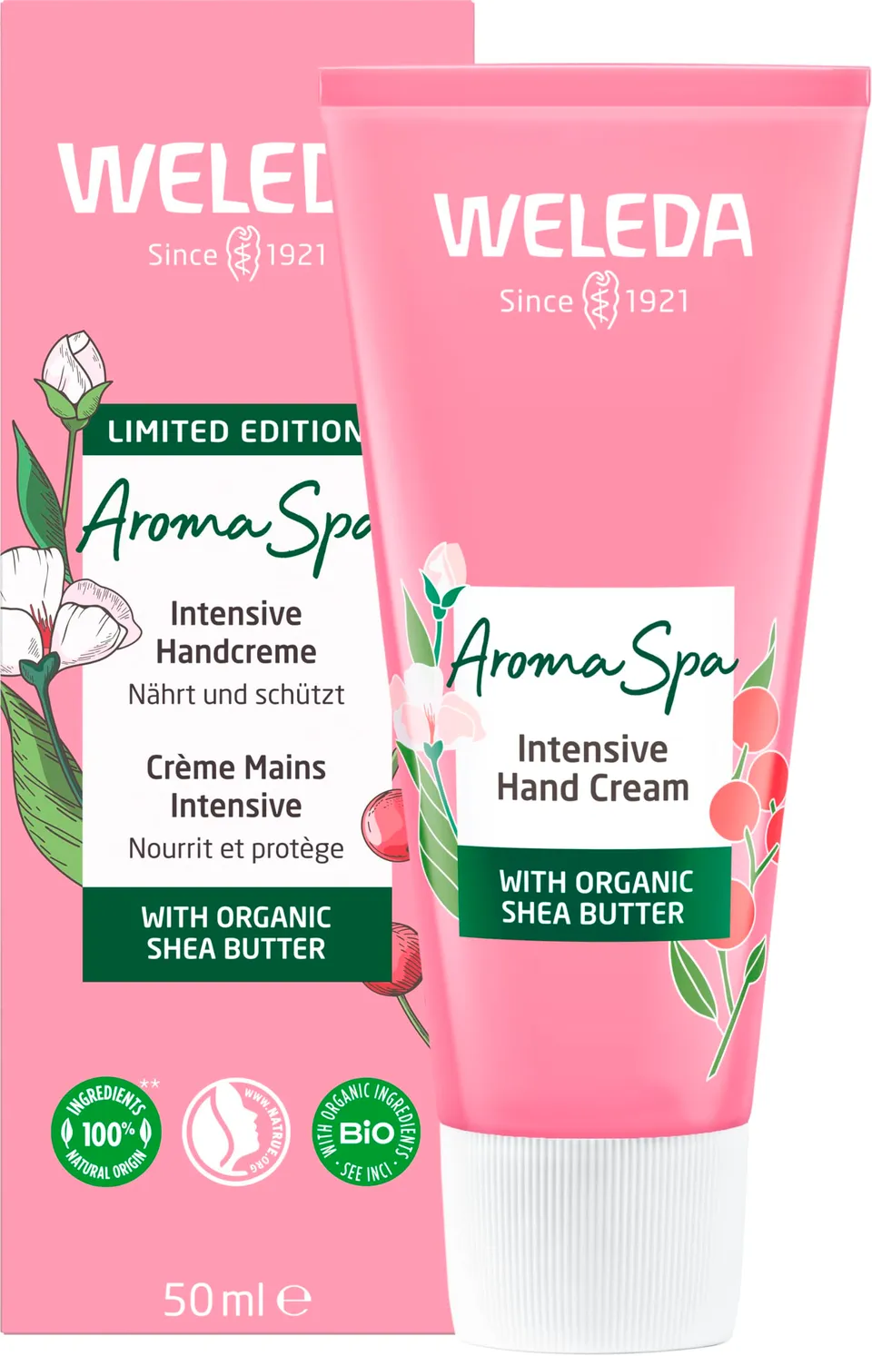 weleda-bio-handcreme-aroma-spa-vegane-sheabutter-handpflege-mit-winterlichem-duf image 1