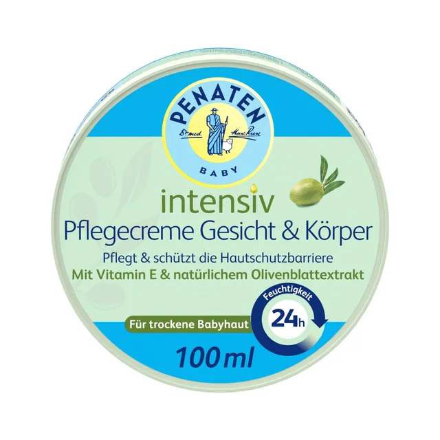 penaten-intensiv-pflegecreme-gesicht-k-rper-100-ml-babycreme-mit-vitamin-e-olive image 1
