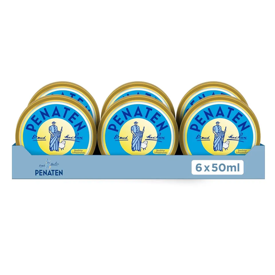 penaten-creme-wundschutzcreme-6x-50-ml-3-phasenschutz-mit-zinkoxid-lanolin-panth image 1