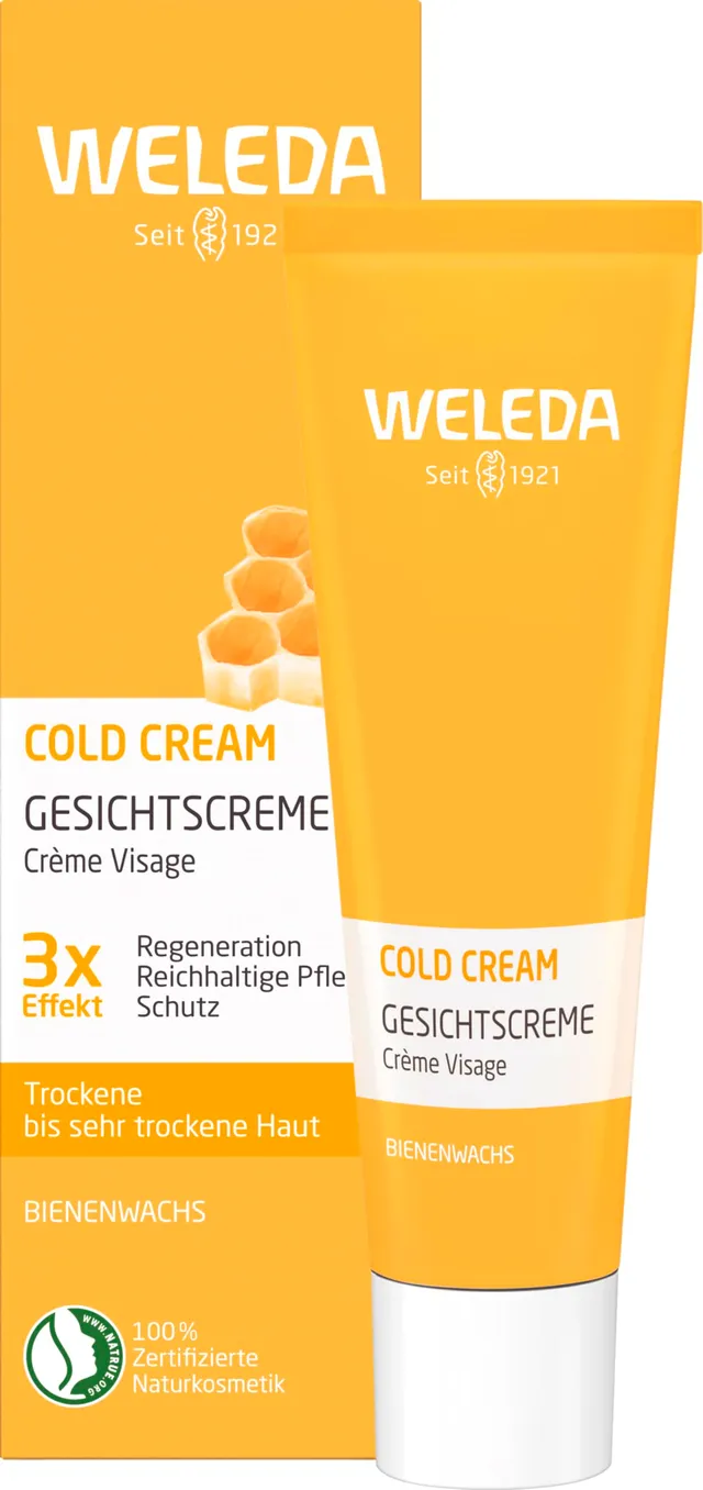 weleda-bio-coldcream-30-ml-naturkosmetik-gesichtscreme-mit-bienenwachs-mandel-l- image 1