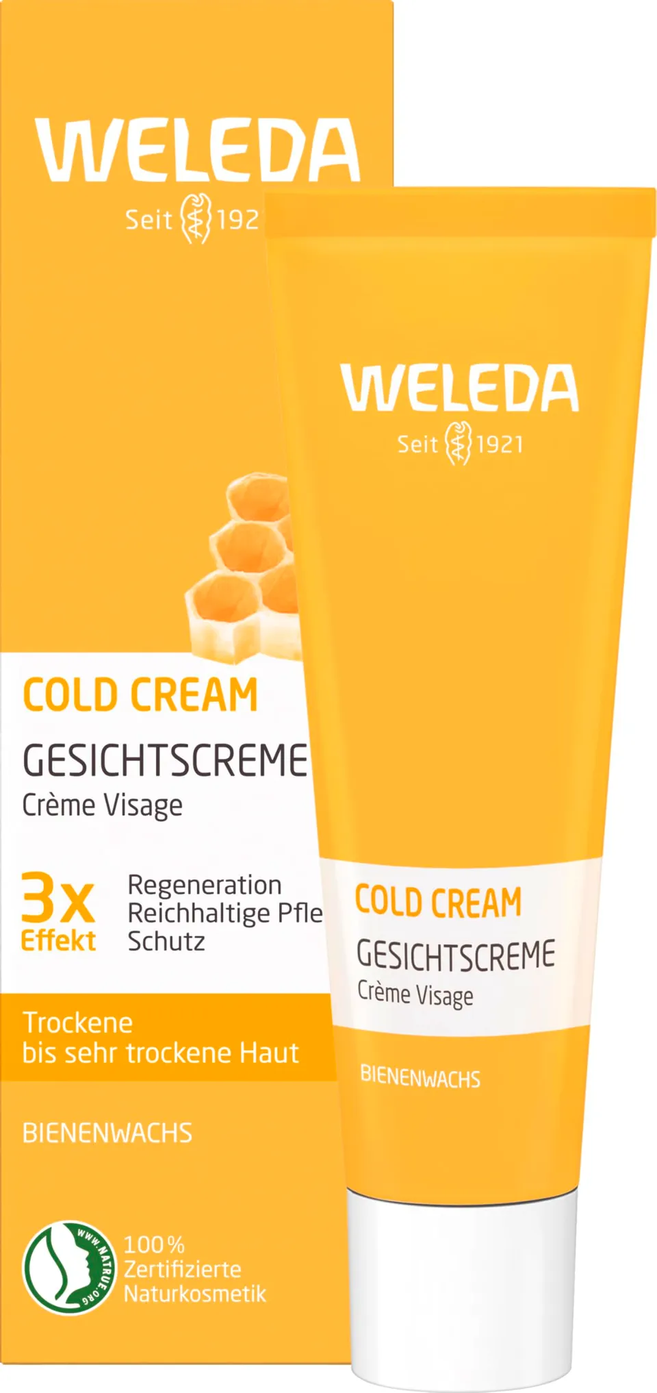 weleda-bio-coldcream-30-ml-naturkosmetik-gesichtscreme-mit-bienenwachs-mandel-l- image 1