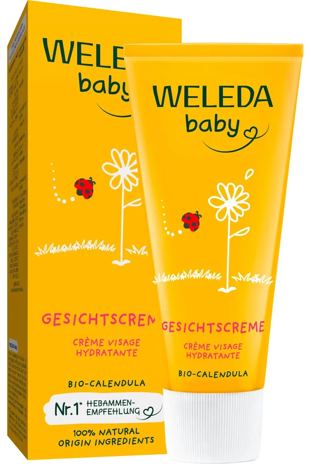 weleda-bio-baby-calendula-gesichtscreme-50ml-naturkosmetik-feuchtigkeitscreme-mi image 1