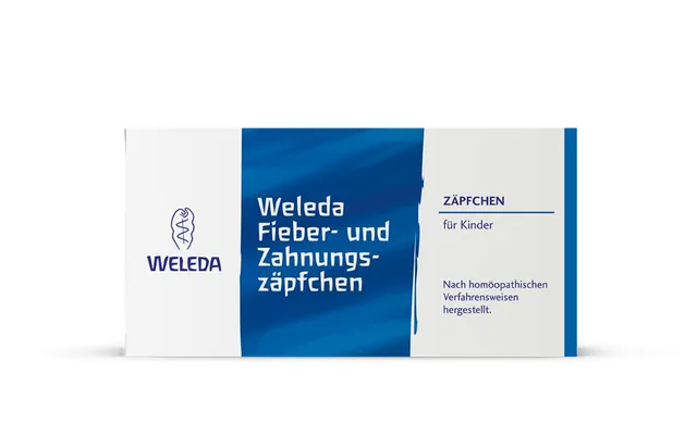 weleda-fieber-und-zahnungsz-pfchen-f-r-babys-kinder-ab-1-jahr-10-stk-pflanzliche image 1
