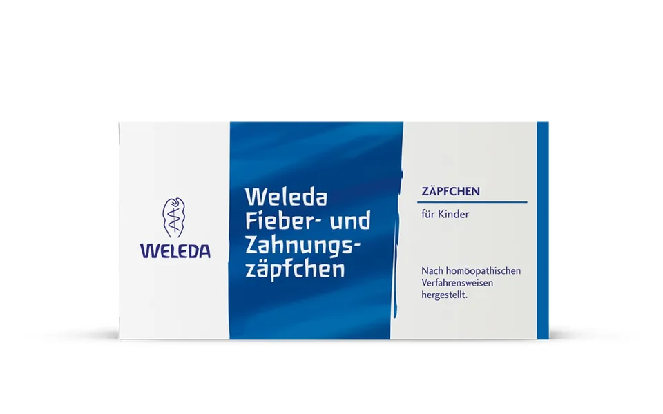 weleda-fieber-und-zahnungsz-pfchen-f-r-babys-kinder-ab-1-jahr-10-stk-pflanzliche image 1