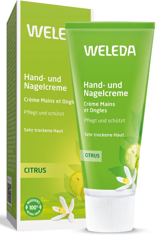 weleda-bio-handcreme-citrus-2in1-hand-amp-nagelpflege-creme-vegan-50ml image 1