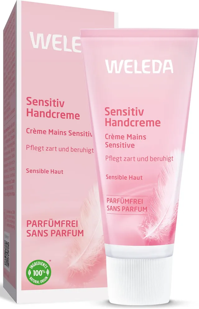 weleda-bio-handcreme-sensitiv-parf-mfreie-vegane-handpflege-creme-mit-jojoba-l-k image 1