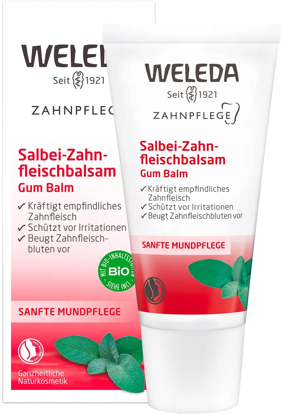 weleda-bio-salbei-zahnfleischbalsam-fluoridfreies-zahnpflege-gel-mit-salbei-kami image 1