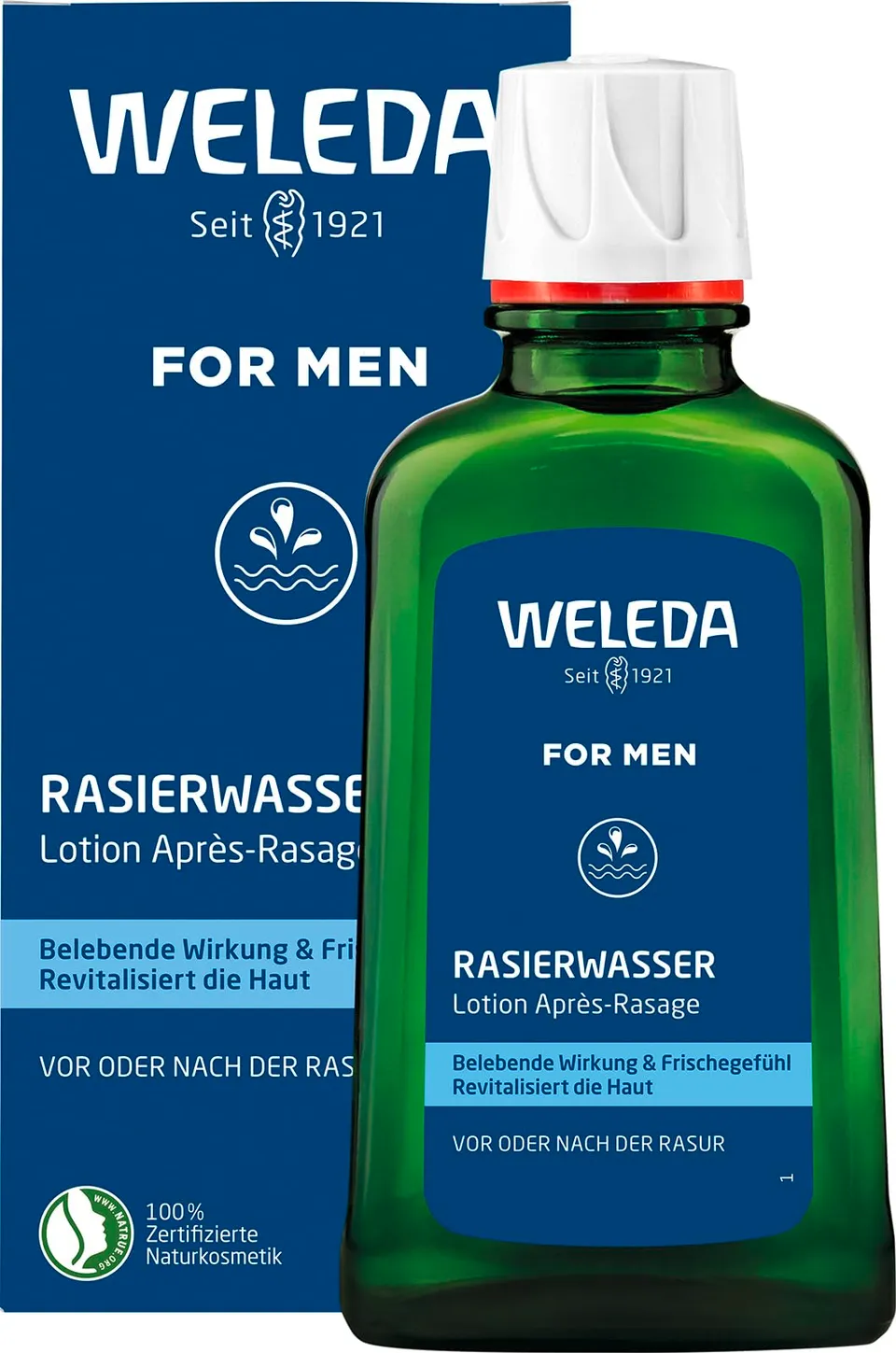 weleda-for-men-rasierwasser-100-ml-2in1-pre-shave-after-shave-naturkosmetik-f-r- image 1