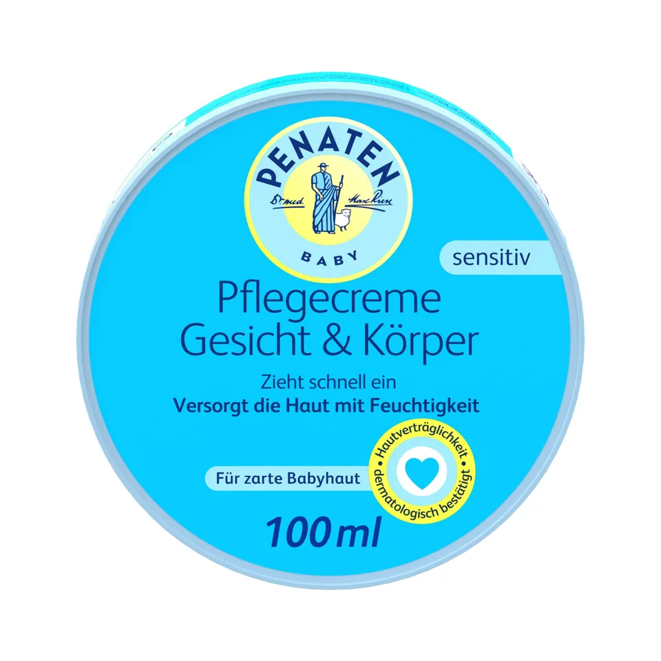penaten-pflegecreme-gesicht-und-k-rper-baby-100-ml-schnell-einziehende-feuchtigk image 1