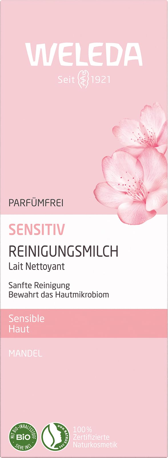 weleda-bio-mandel-sensitiv-reinigungsmilch-unparf-mierte-porentiefe-reinigungsmi image 2