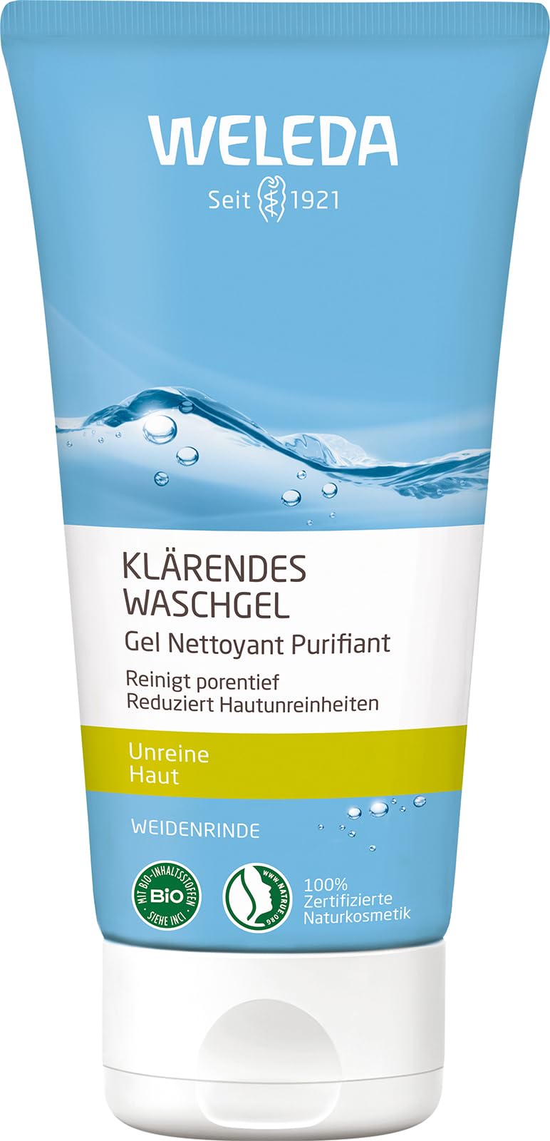 weleda-bio-kl-rendes-waschgel-naturally-clear-porentiefe-anti-pickel-gesichtsrei image 1