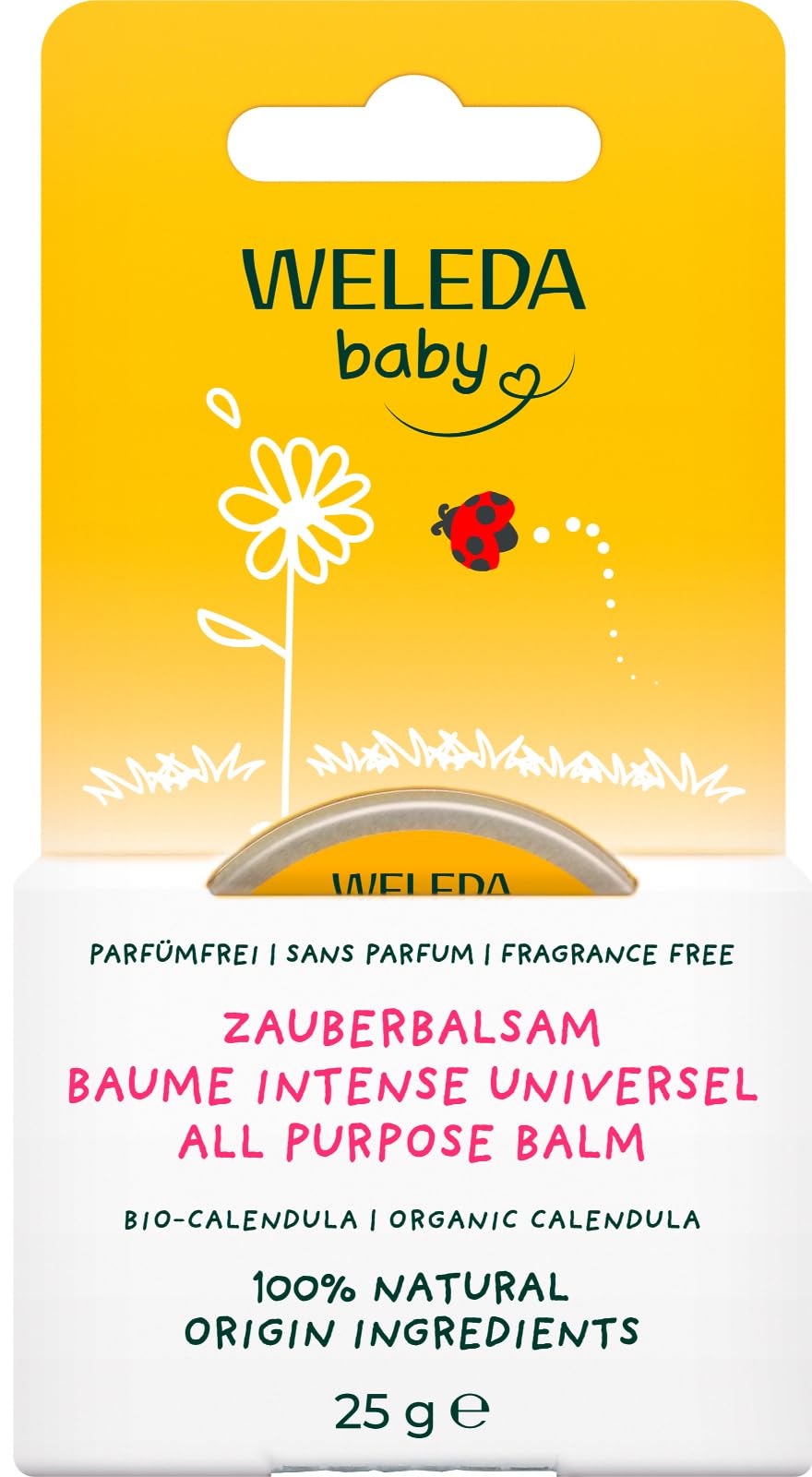 weleda-bio-baby-calendula-zauberbalsam-25g-wasserfreier-allzweckbalsam-f-r-gesic image 1