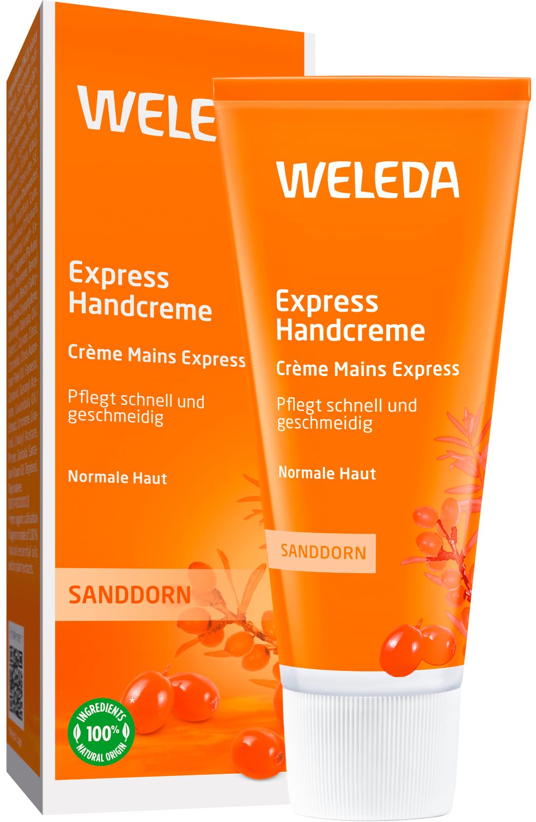 weleda-bio-express-handcreme-sanddorn-handpflege-creme-50-ml-mit-bio-sanddorn-l- image 1