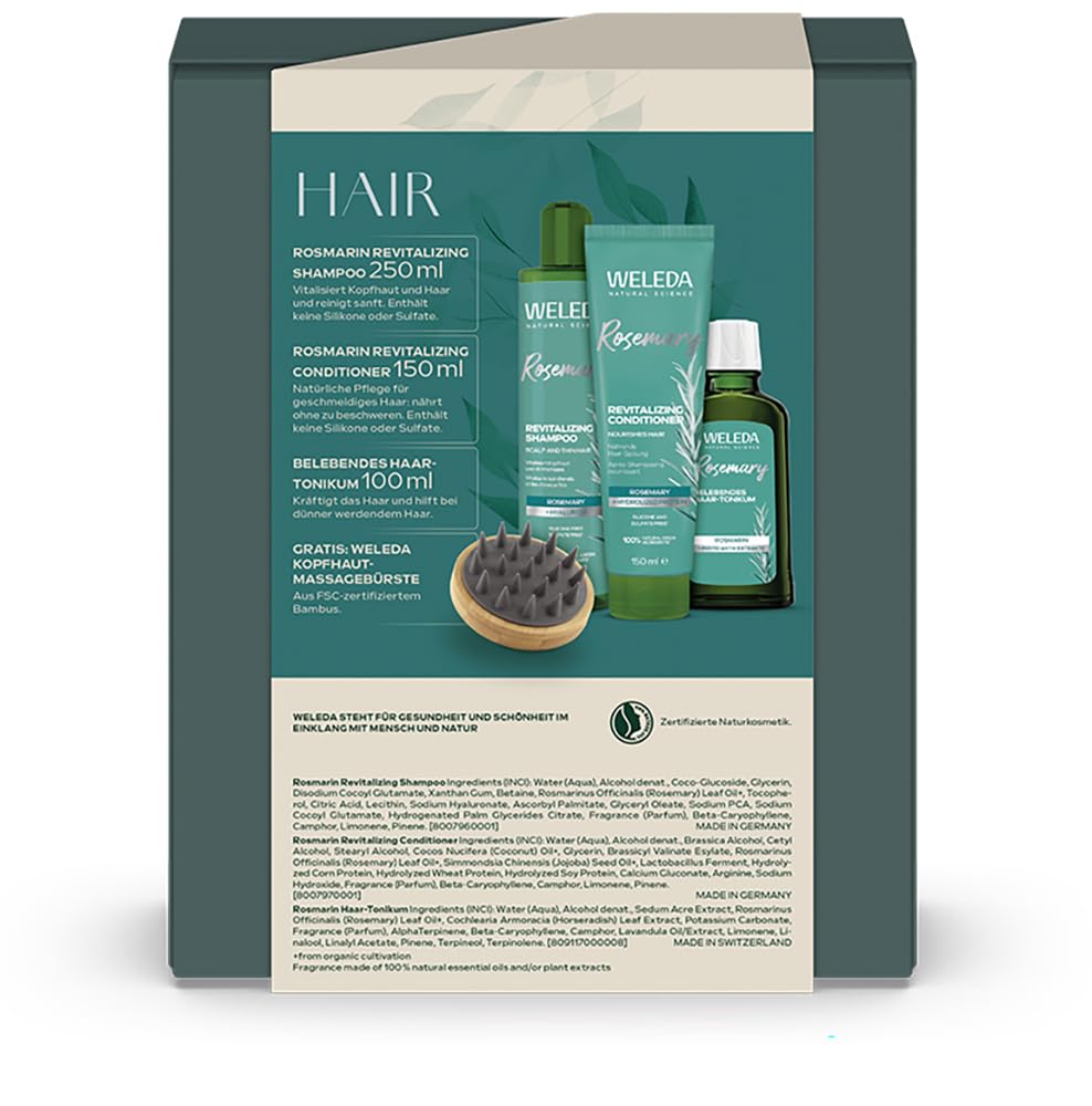 weleda-bio-haarpflege-geschenk-set-naturkosmetik-pflegeset-mit-rosmarin-haartoni image 2