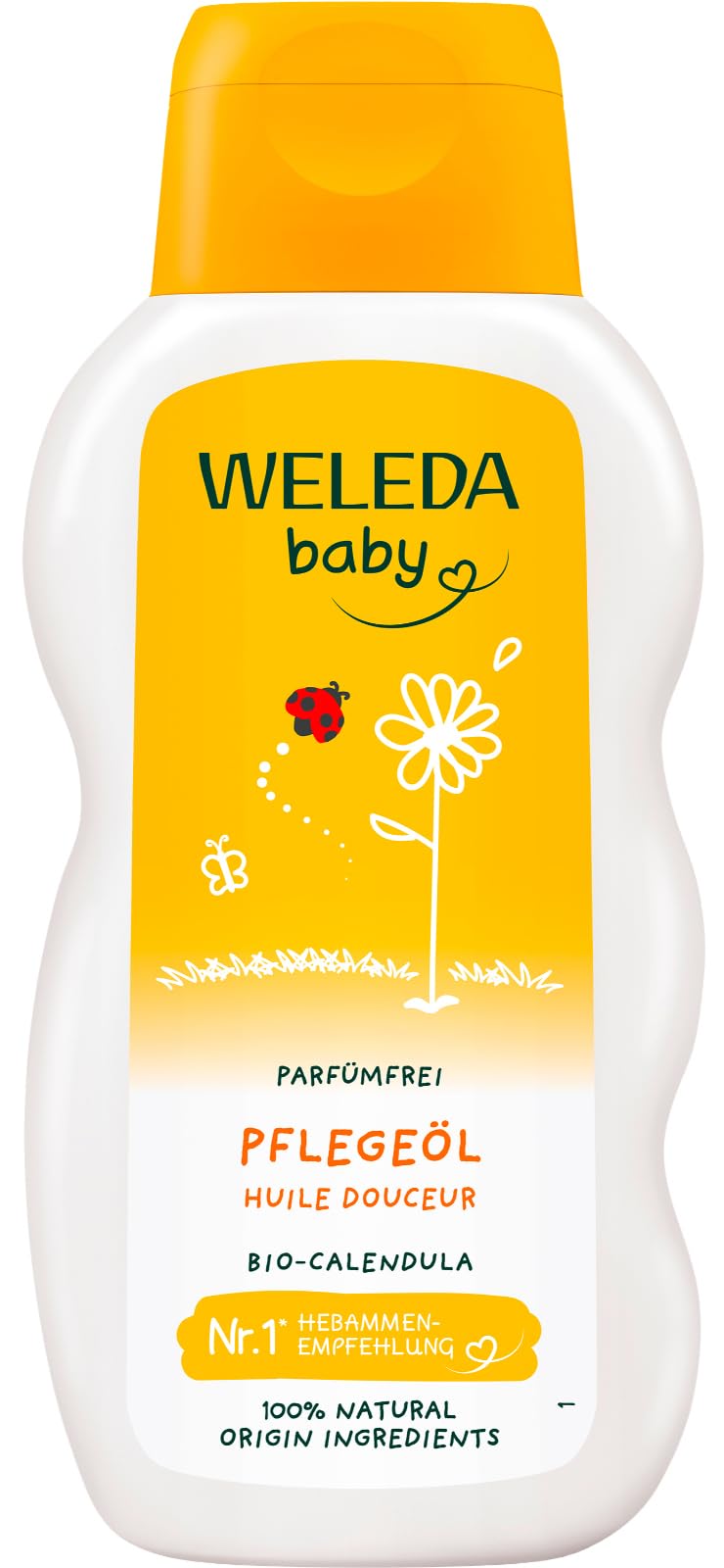 weleda-bio-baby-calendula-pflege-l-parf-mfrei-veganes-baby-l-mit-bio-sesam-l-zur image 1