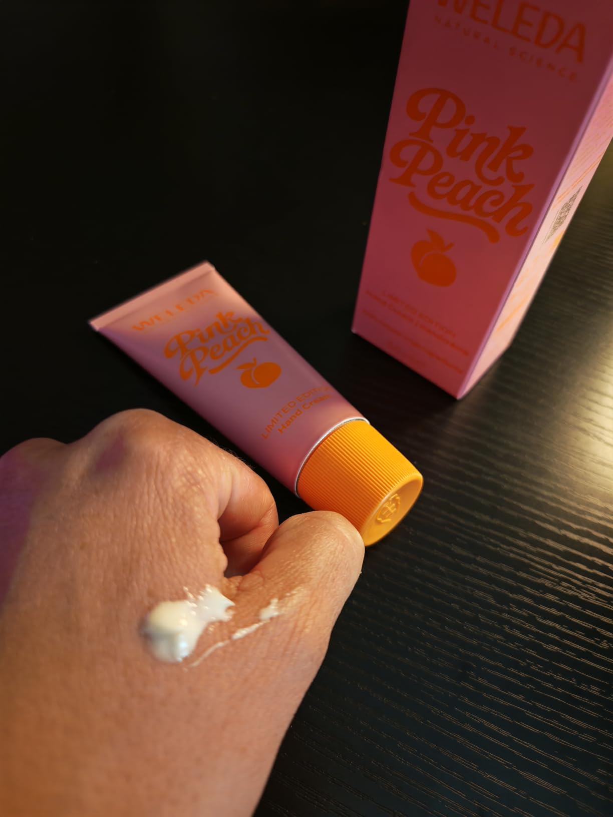 Schöne Creme, zieht gut ein