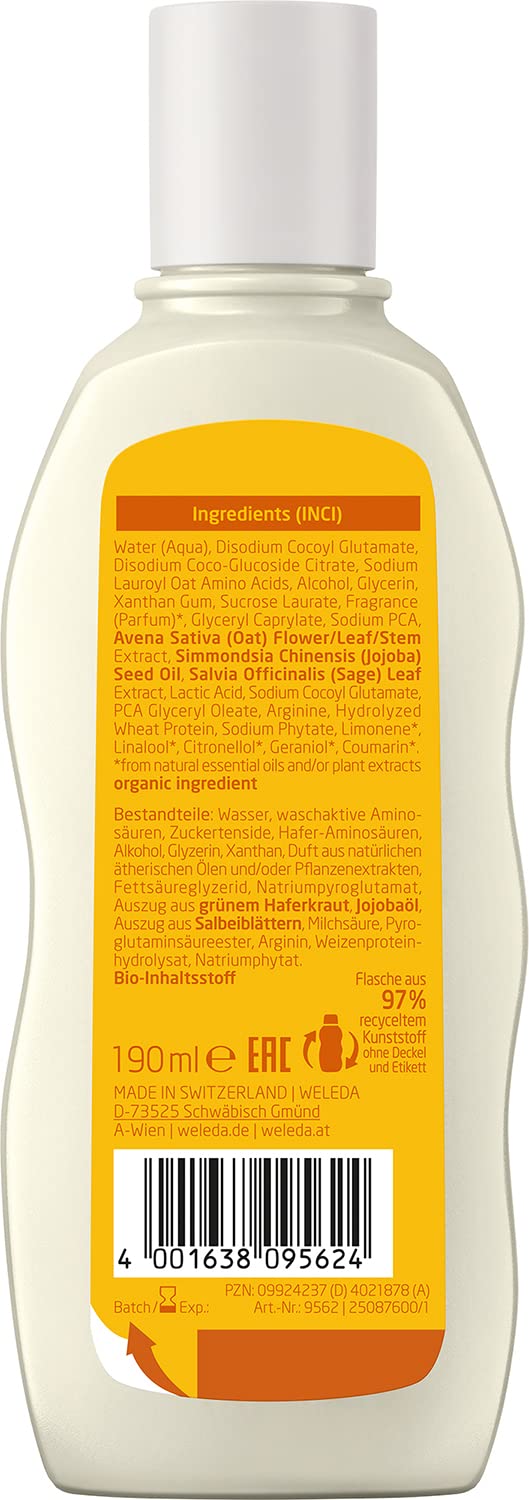 weleda-hafer-aufbau-shampoo-pflege-shampoo-f-r-strapaziertes-amp-coloriertes-haa image 2