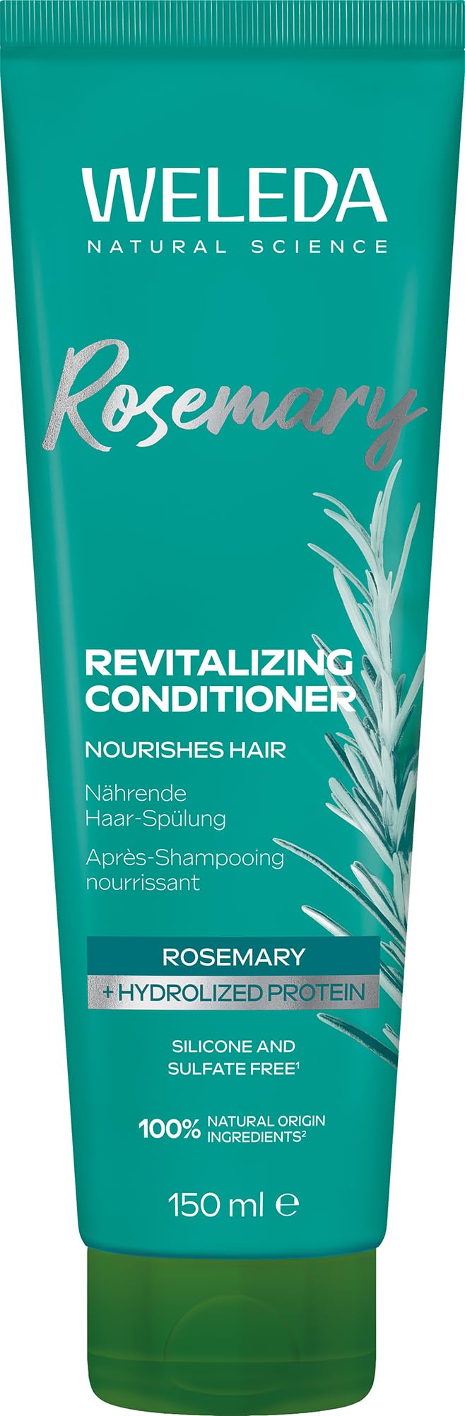 weleda-bio-rosmarin-revitalising-conditioner-150-ml-vegane-haarsp-lung-mit-jojob image 1