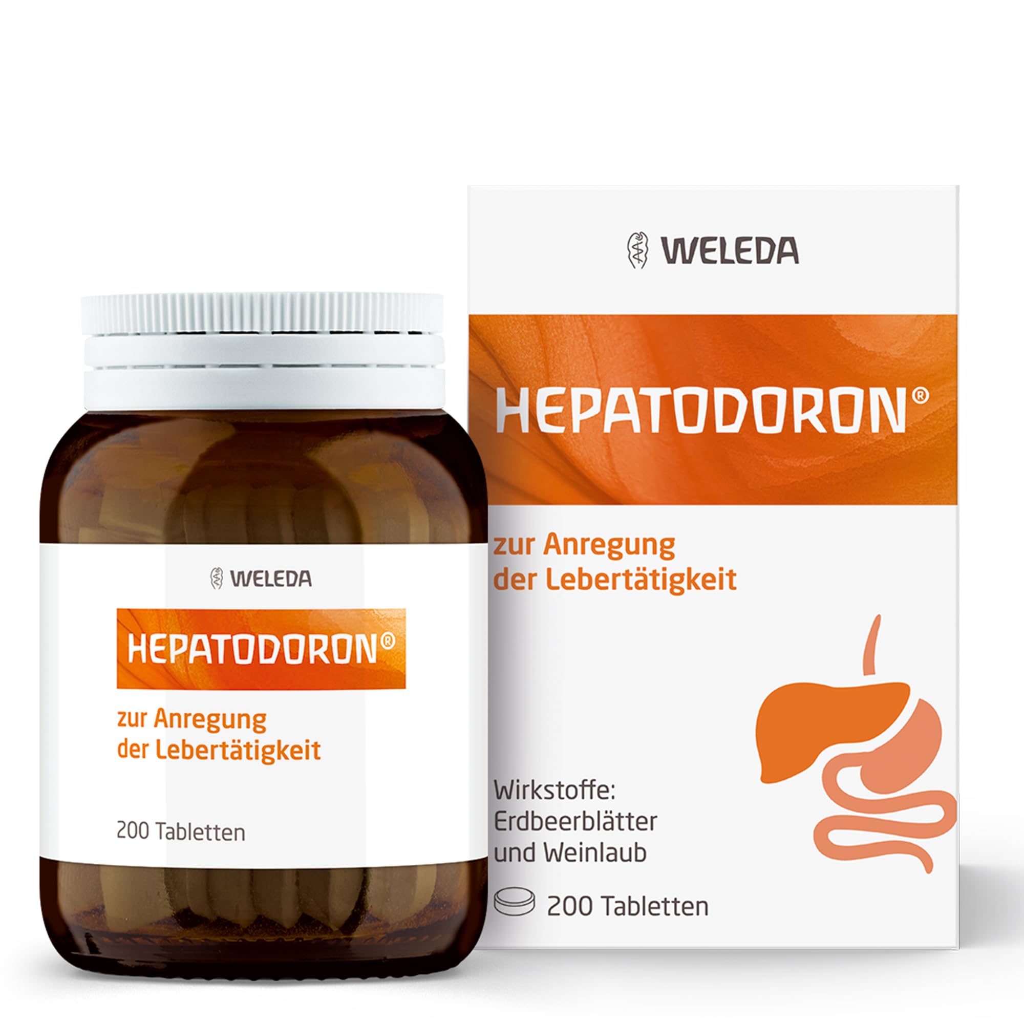 weleda-hepatodoron-200-tabletten-pflanzlicher-leber-komplex-mit-erdbeerblatt-wei image 1