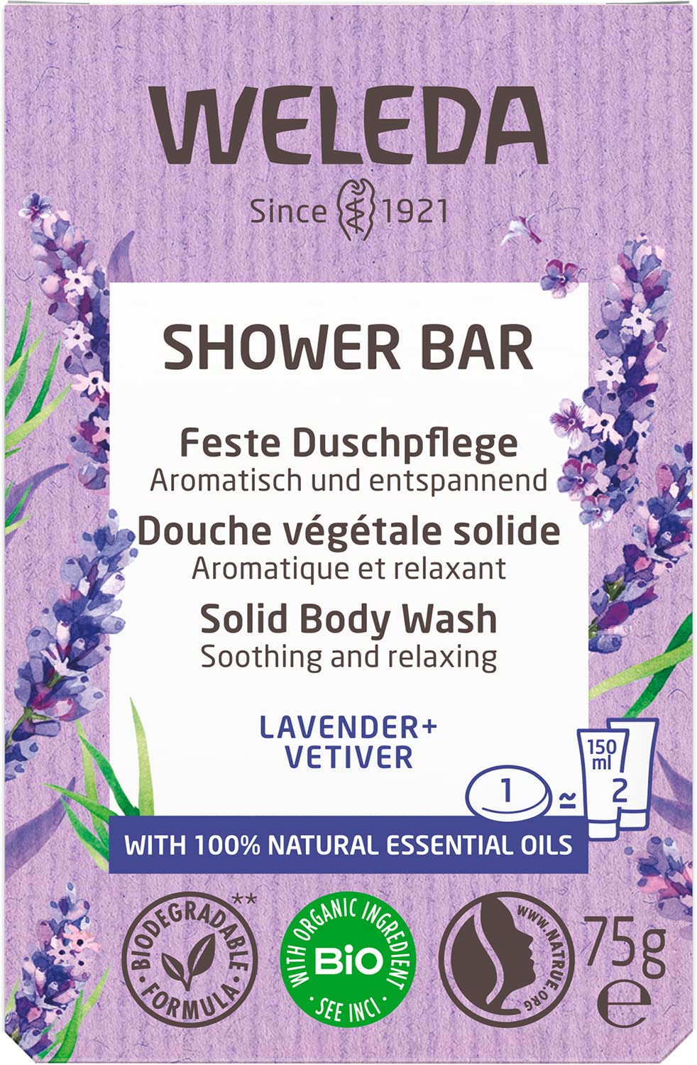 weleda-bio-shower-bar-feste-duschpflege-lavendel-vetiver-75-g-100-vegane-plastik image 8