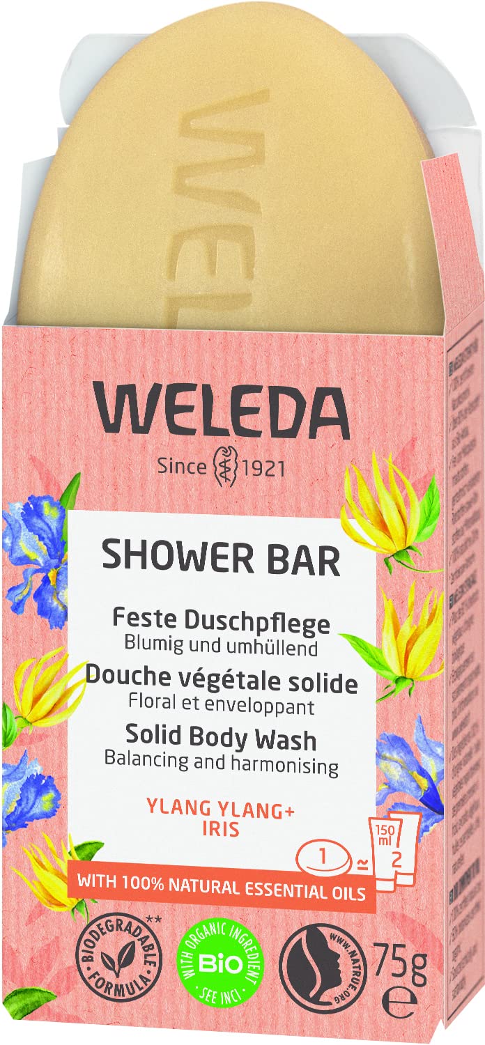weleda-bio-festes-duschgel-ylang-ylang-iris-75-g-vegane-shower-bar-mit-bio-sheab image 2