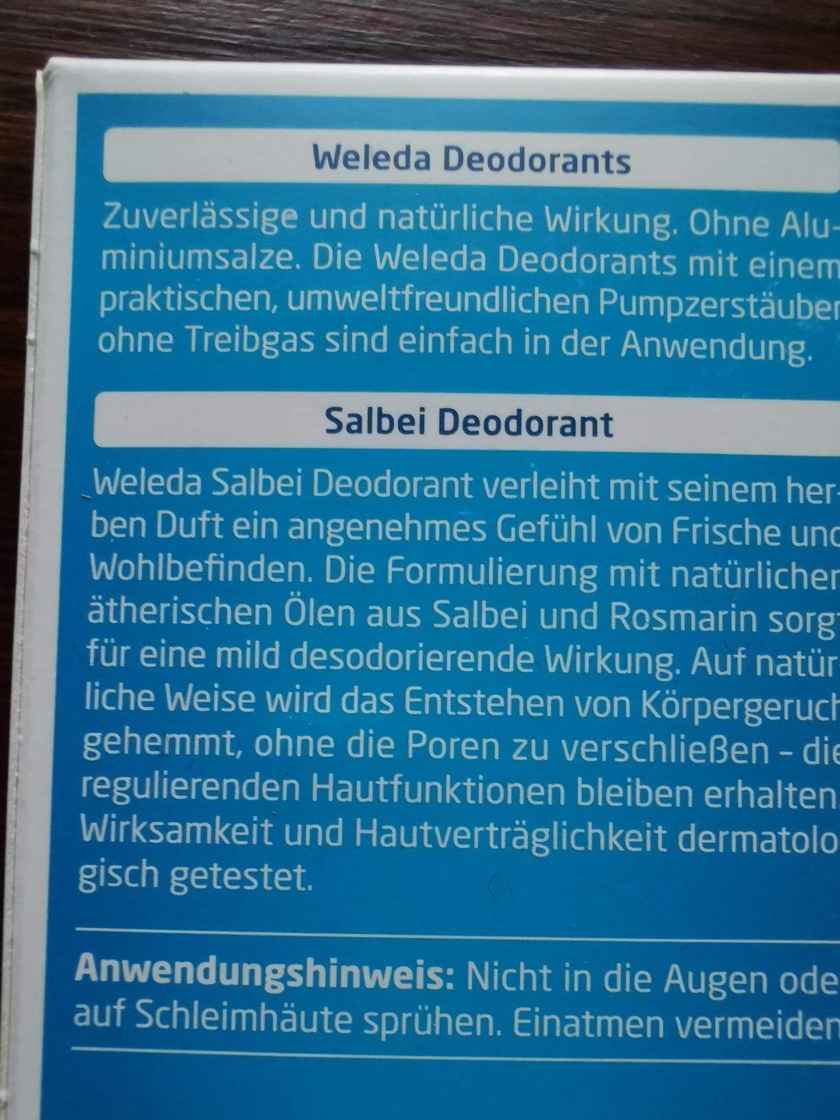 Gutes Deo, leichte Umgewöhnung