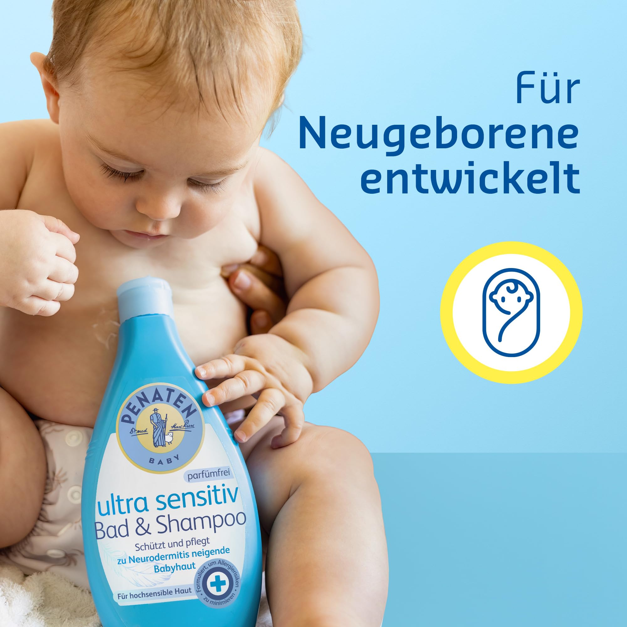 penaten-ultra-sensitiv-baby-bad-shampoo-400-ml-parf-mfreies-2in1-duschgel-haarsh image 5