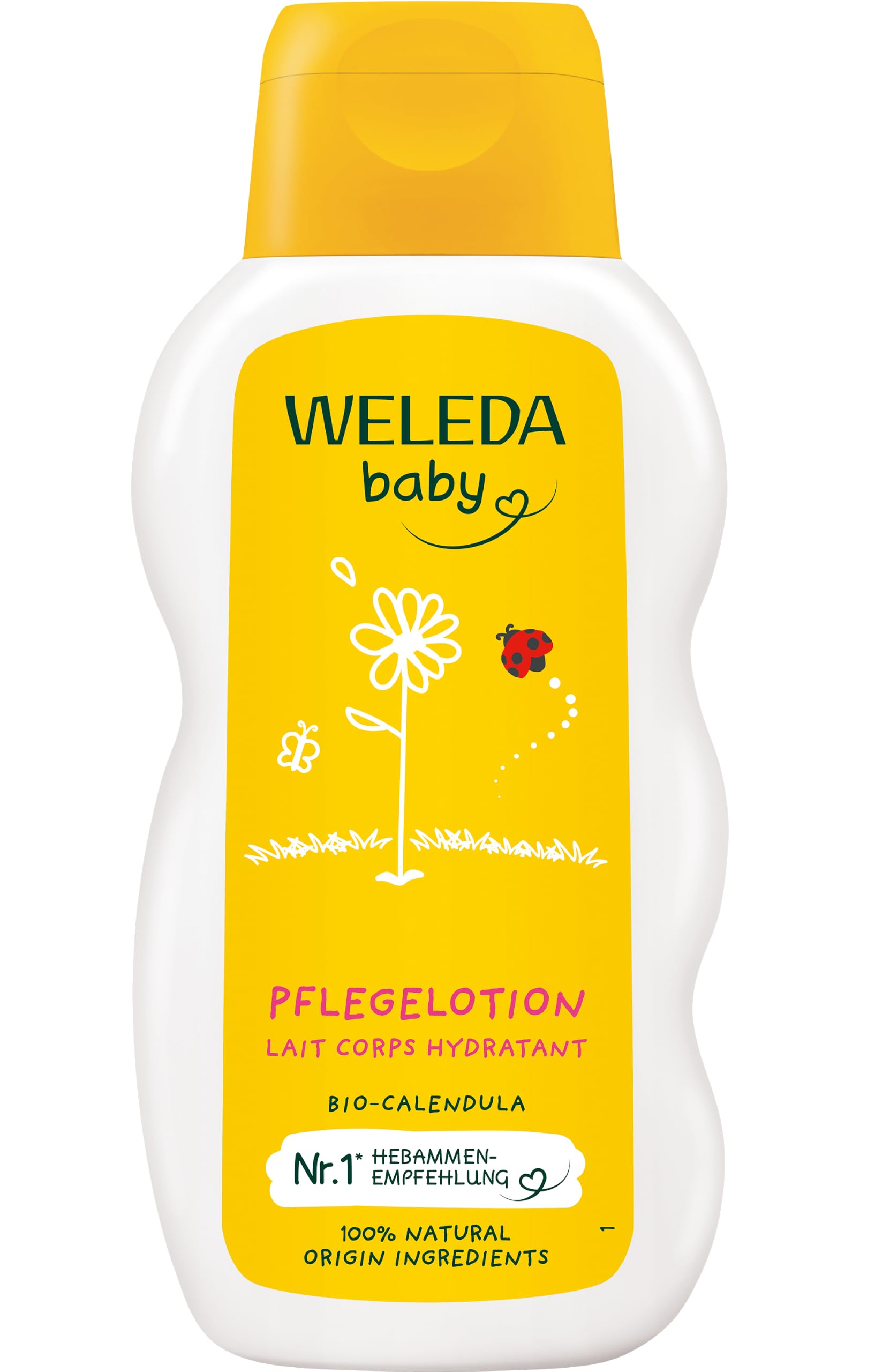 weleda-bio-baby-calendula-pflegemilch-200-ml-milde-baby-bodylotion-mit-mandel-l- image 1