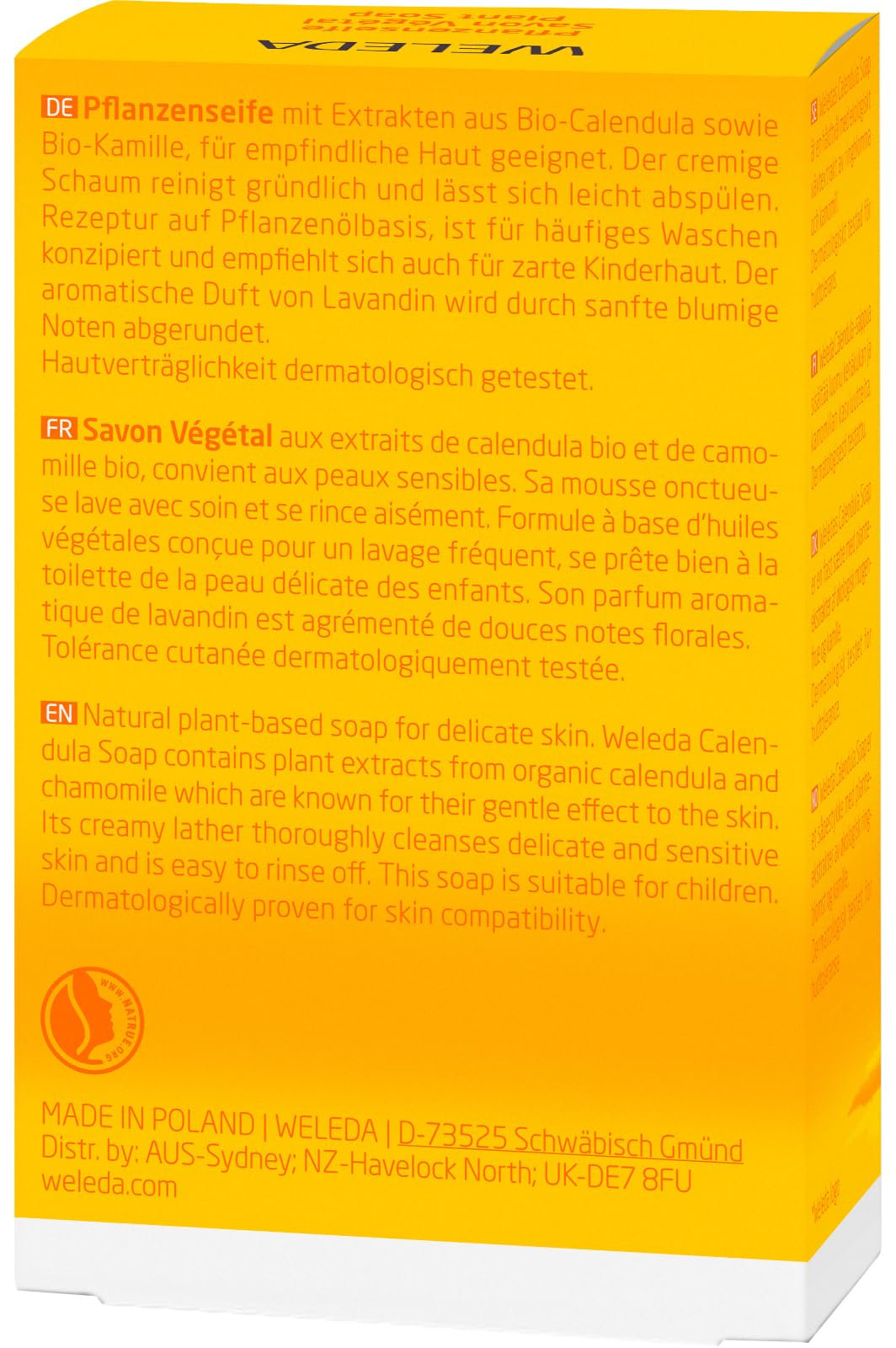 weleda-bio-calendula-handseife-k-rperseife-100g-palm-lfreie-pflanzenseife-mit-ko image 2