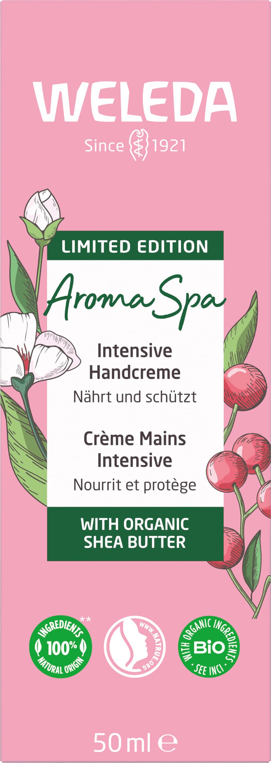 weleda-bio-handcreme-aroma-spa-vegane-sheabutter-handpflege-mit-winterlichem-duf image 2
