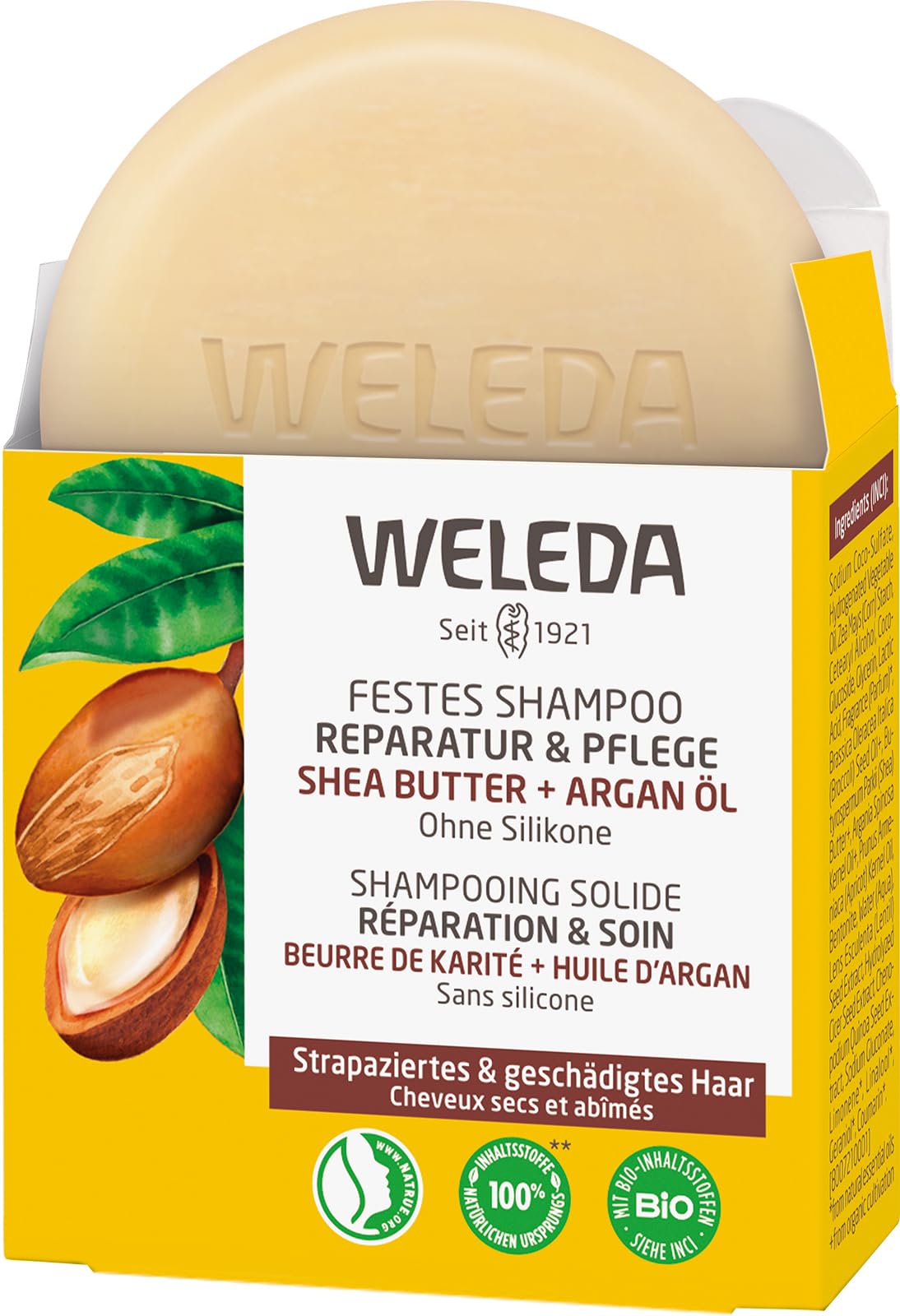 weleda-bio-festes-shampoo-reparatur-pflege-50-g-veganes-festshampoo-mit-bio-shea image 2