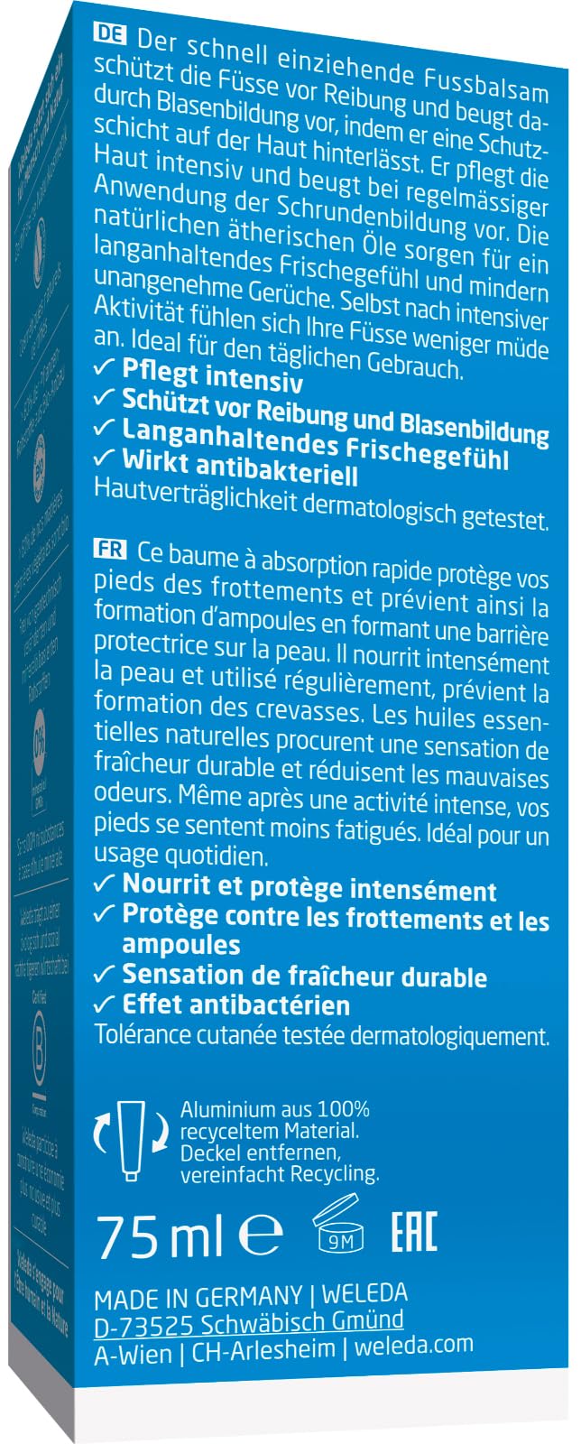 weleda-bio-fu-balsam-75-ml-naturkosmetik-fu-pflege-gegen-hornhaut-und-schrunden image 2