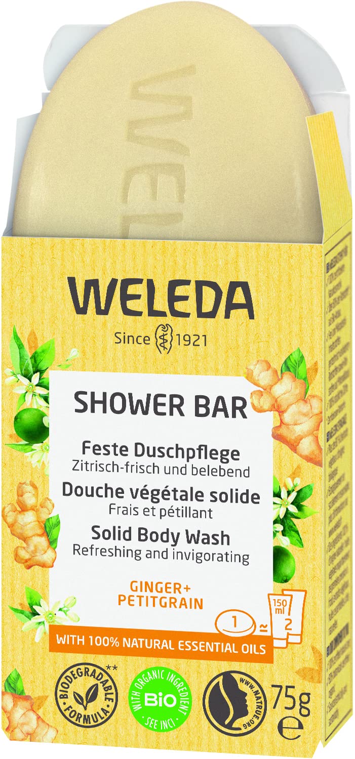 weleda-bio-festes-duschgel-ingwer-petitgrain-75-g-vegane-plastikfreie-shower-bar image 2