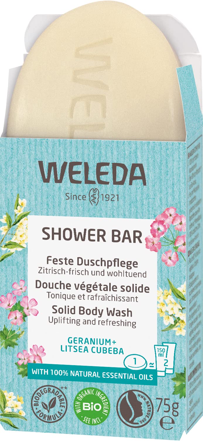 weleda-bio-festes-duschgel-geranium-litsea-cubeba-75-g-vegane-plastikfreie-showe image 2