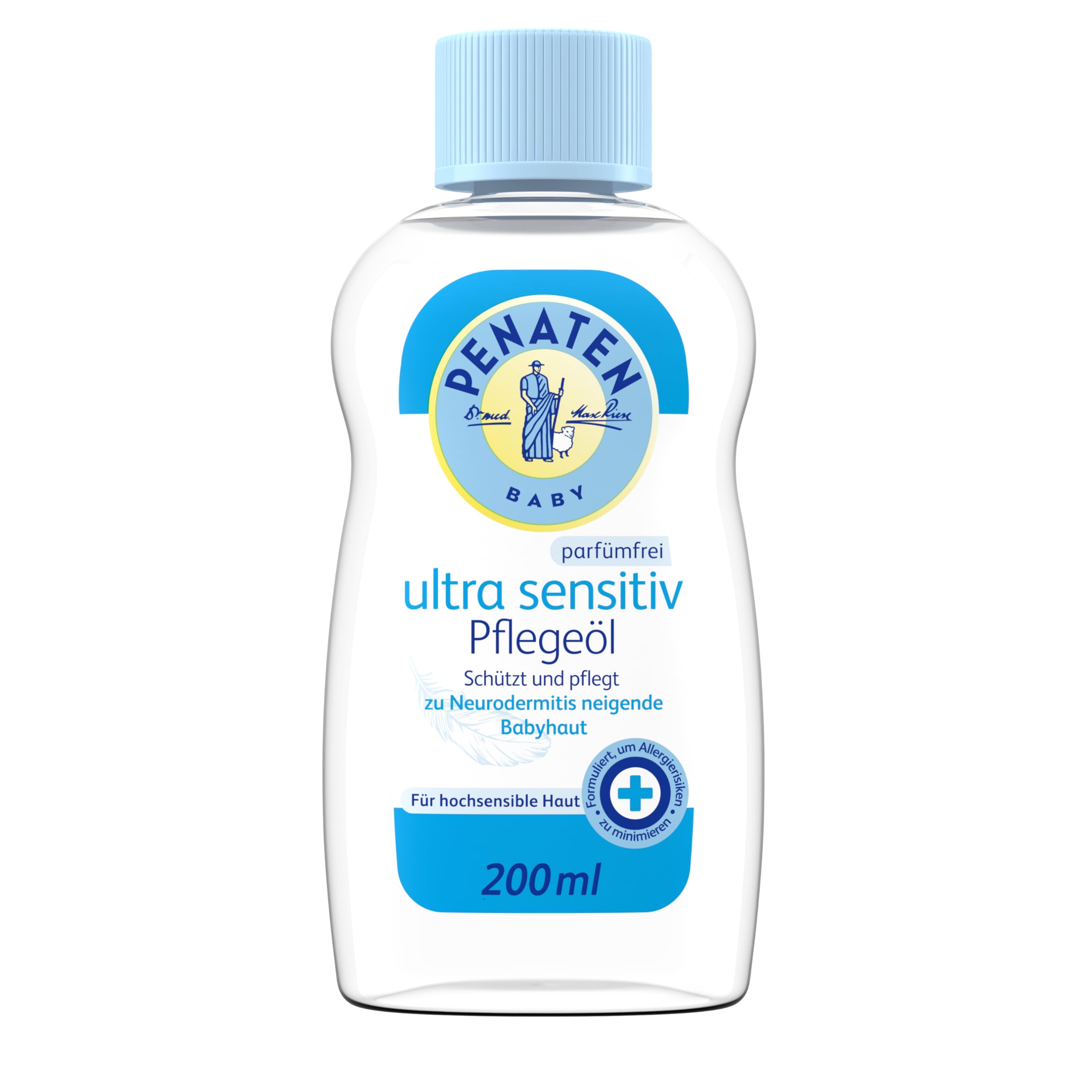 penaten-ultra-sensitiv-baby-pflegelotion-parf-mfrei-400-ml-bodylotion-f-r-neurod image 7