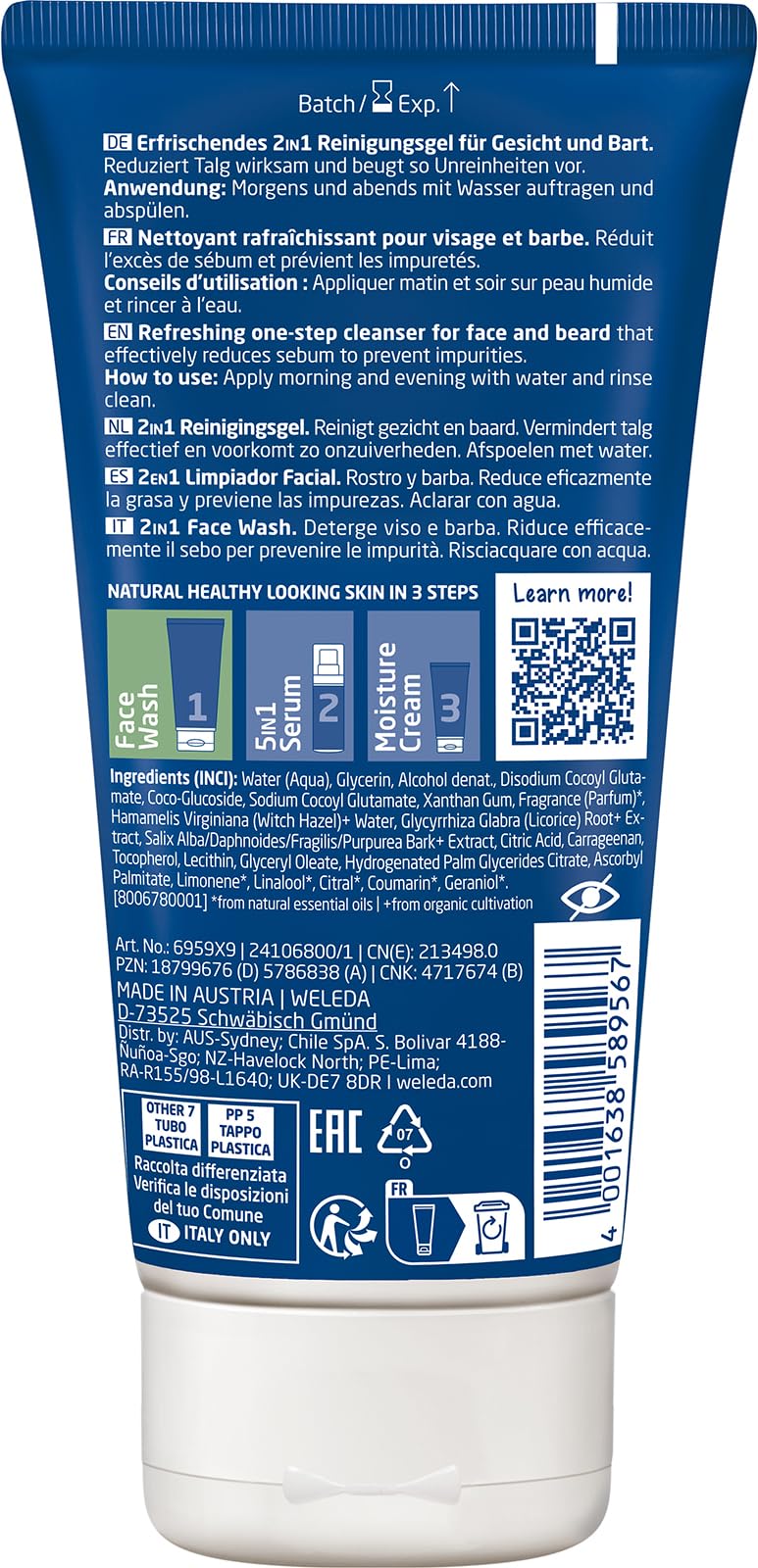 weleda-bio-for-men-2in1-face-wash-100-ml-vegane-gesichtsreinigung-bartpflege-was image 5