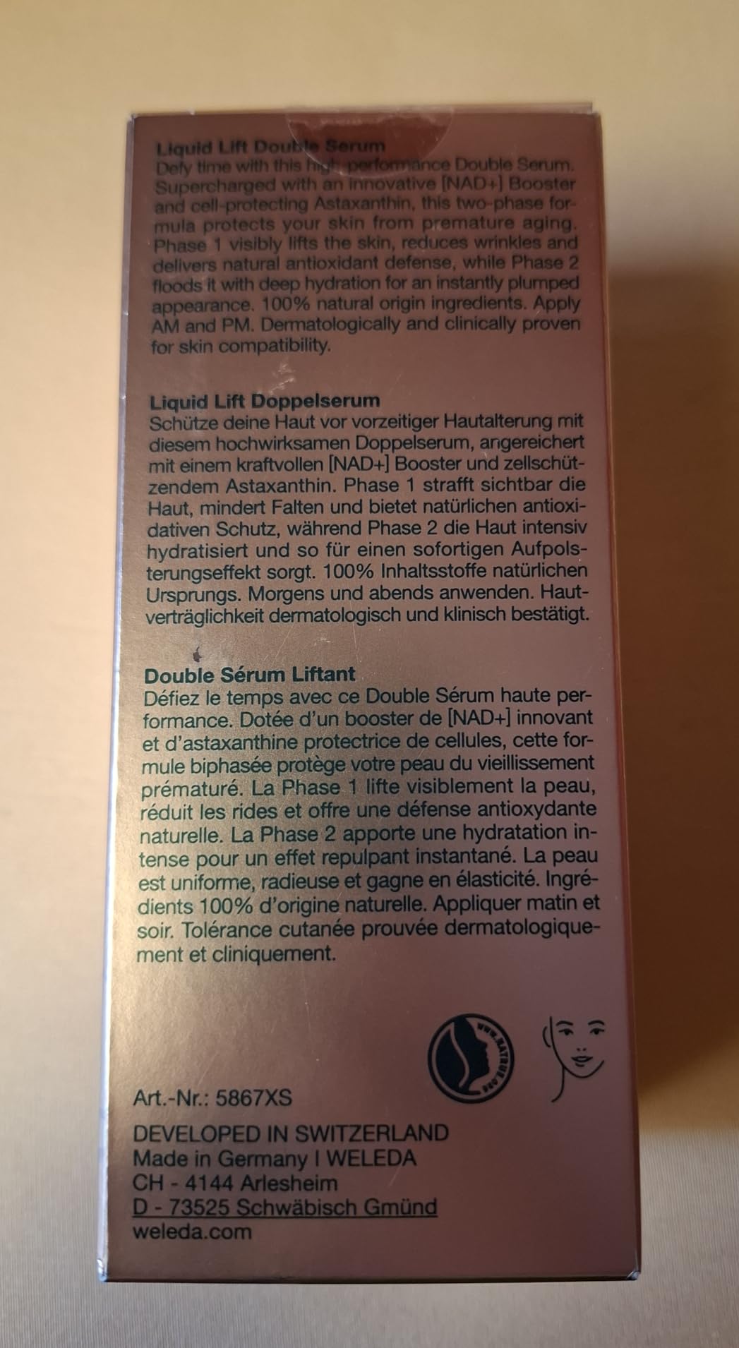 Gute Wirkung, angehmes Tragegefühl