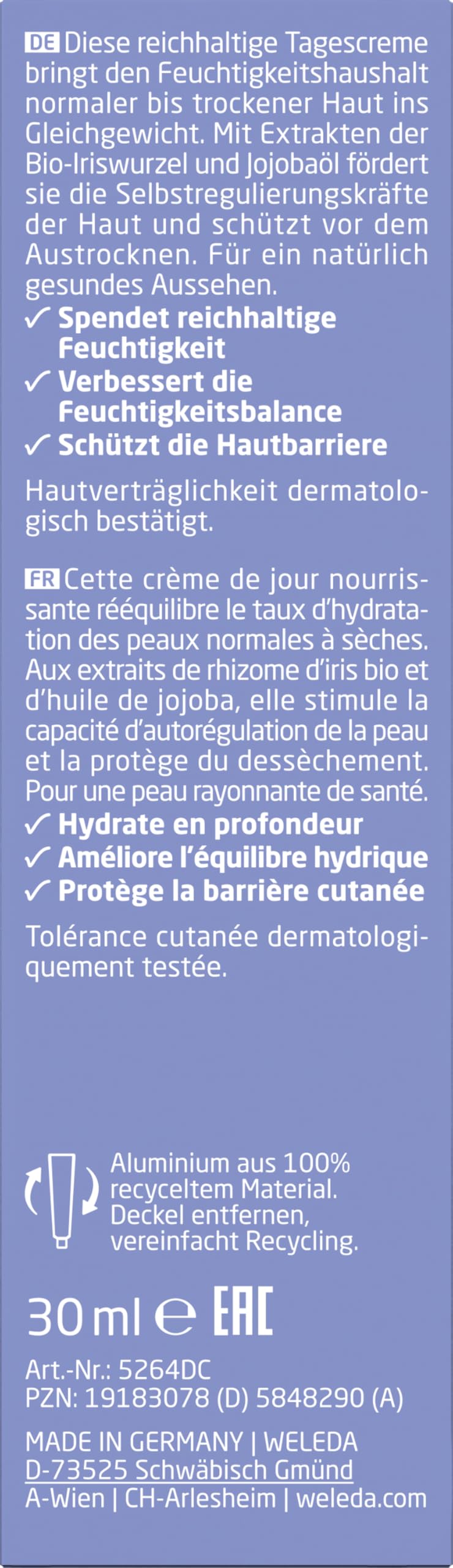 weleda-bio-iris-ausgleichende-tagespflege-reichhaltige-feuchtigkeitscreme-30-ml- image 2