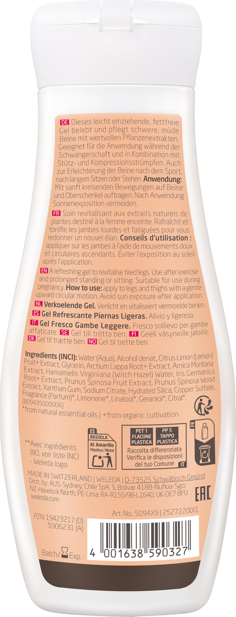 weleda-bio-mama-leichte-beine-frische-gel-200-ml-lfreie-beinlotion-f-r-schwere-b image 2